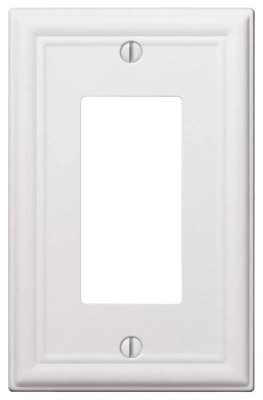 Amerelle 149RW Wallplate, 4-7/8 in L, 3-1/8 in W, 1-Gang, Steel, Pack of 4
