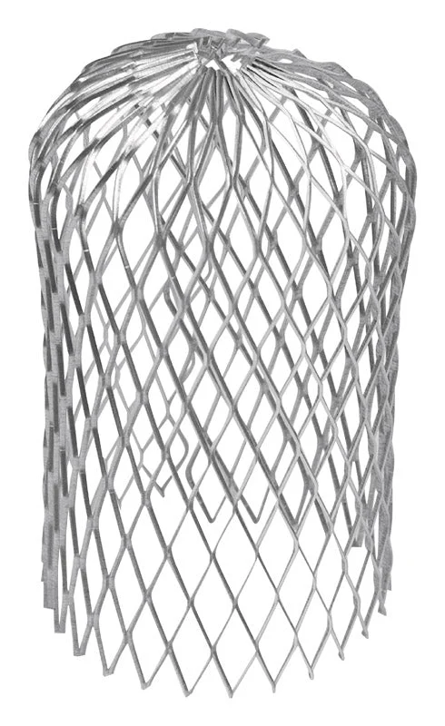 Amerimax 3.5 in. W X 3.5 in. L Gray Aluminum Gutter Strainer