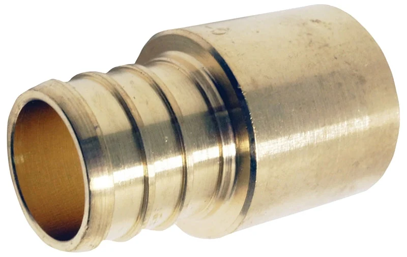 Apollo APXMSA11 Pipe Adapter, 1 in, PEX x Male Solder, PEX-B, Brass, 200 psi Pressure