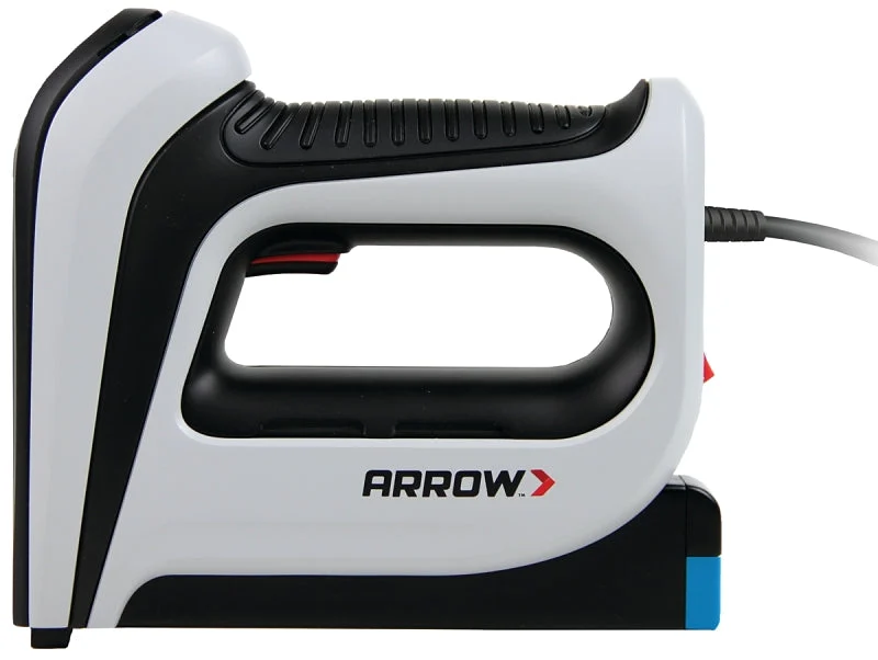 Arrow T50ACD Corded Electric Staple Gun, 1/4 to 1/2 in W Crown, T50, Heavy-Duty Staple