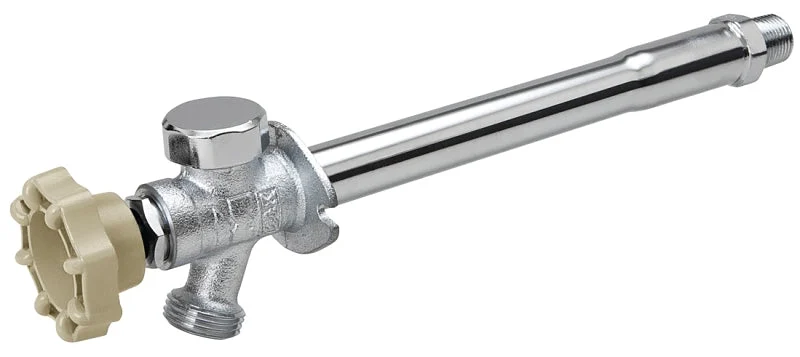 B & K 104-827HC Anti-Siphon Frost-Free Sillcock Valve, 1/2 x 3/4 in Connection, MPT x Hose, 125 psi Pressure, 10 in L, Brass Body