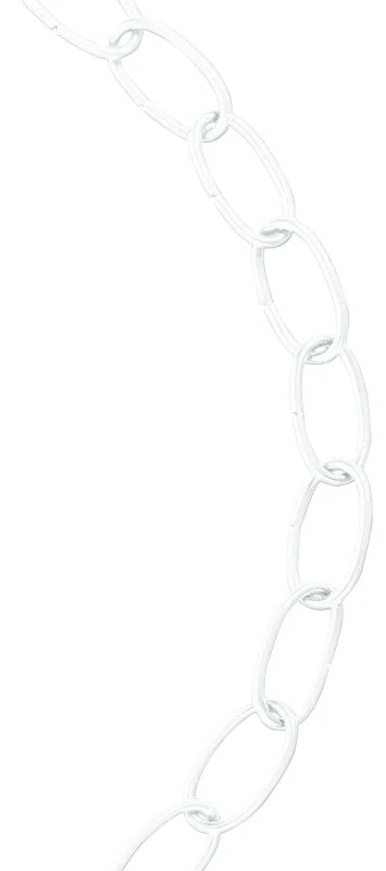 Baron 4002 Decorator Chain, White, #10, 40 ft L, 45 lb Working Load
