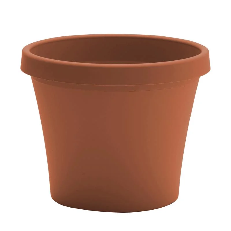 Bloem Terra 3.75 in. H X 4.25 in. W Resin Traditional Planter Terra Cotta