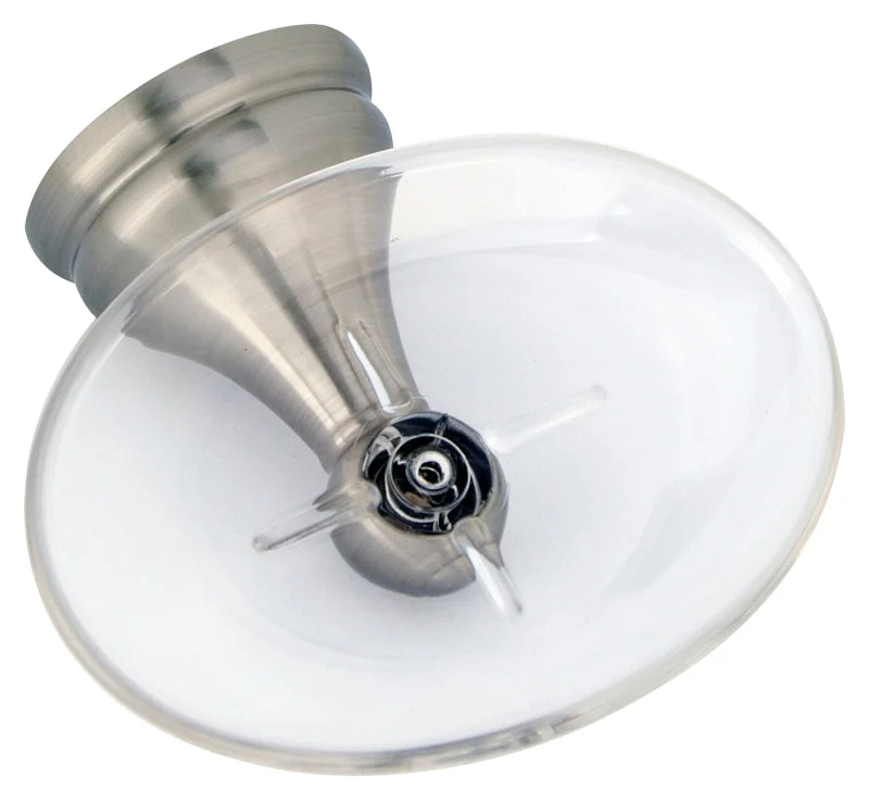 Boston Harbor L5059P-13B-10-3L Soap Dish, Wall, Acrylic/Zinc, Brushed Nickel Finish