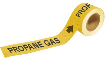Brady Pipe Markers-To-Go 73918 Self-Adhesive Pipe Marker - Plastic - Yellow - B-736