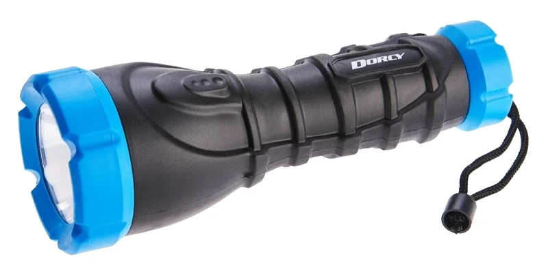 Dorcy 41-2968 Flashlight, AA Battery, Alkaline Battery, LED Lamp, 170 Lumens, 100 m Beam Distance, 18 hr Run Time