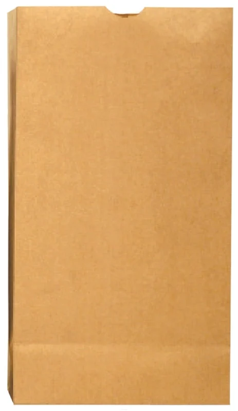Duro Bag Dubl Life 18416 SOS Bag, #16, 7-3/4 in L, 4-13/16 in W, 16 in H, Kraft Paper, Brown