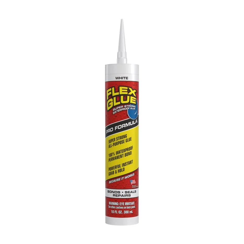 Flex Seal Family of Products Flex Glue White Rubberized Waterproof Adhesive 10