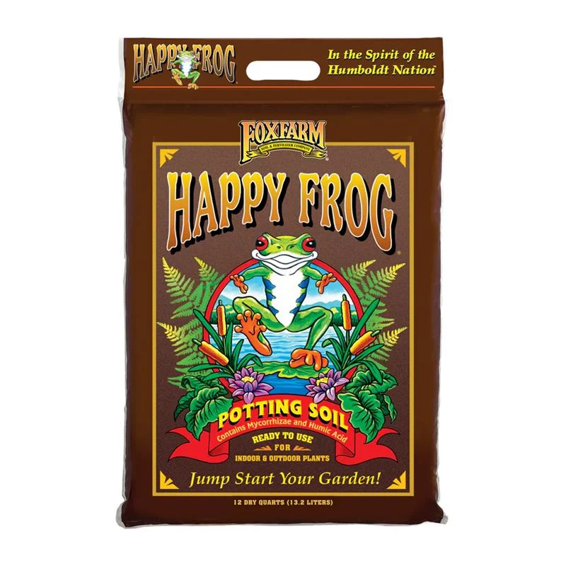FoxFarm Happy Frog Flower and Plant Potting Soil 12 qt