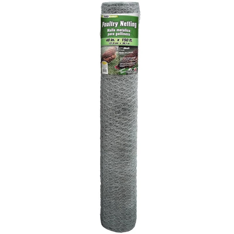 Garden Craft 48 in. H X 150 ft. L Galvanized Steel Fencing 1 in. X 1 in. in.
