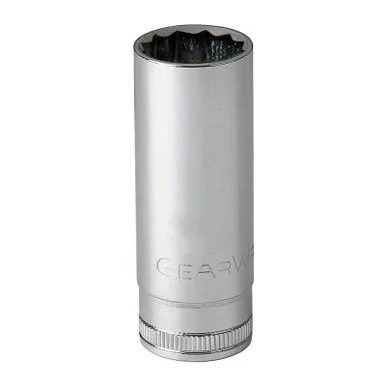 GearWrench 1/2 Inch Drive 12 Point Deep Metric Socket 18mm