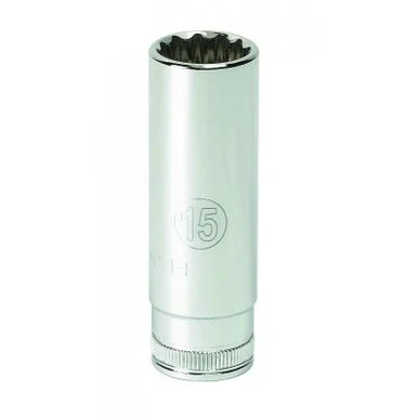 GearWrench 1/4 Inch Drive 12 Point Deep Metric Socket 4mm