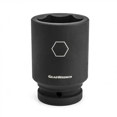 GearWrench 1 Inch Drive 6 Point Deep Impact SAE Socket 2-1/16 Inch