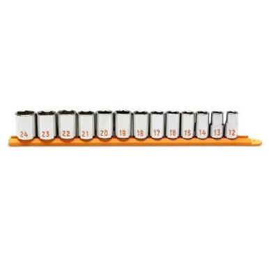 GEARWRENCH 13 Piece 1/2" Drive 6 Point Metric Hi-Viz Socket Set