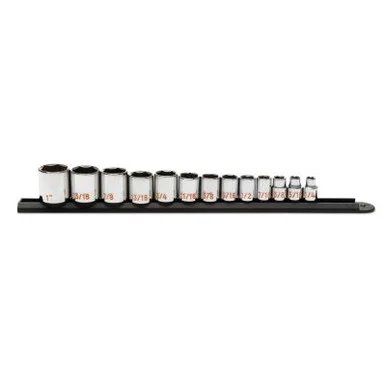 GEARWRENCH 13 Piece 3/8" Drive 6 Point SAE Hi-Viz Socket Set