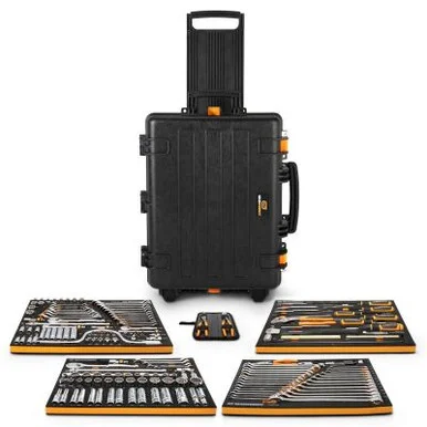 GEARWRENCH 185 Pc. GMTK Tool Kit in Foam Trays with Heavy-Duty Tool Carrier