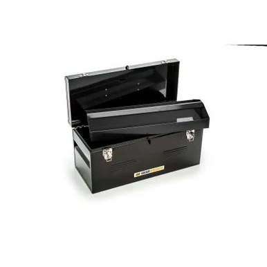 GearWrench 20 Inch Black Steel Tote Box