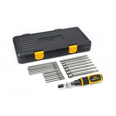 GearWrench 20 Piece 1/4 Inch Drive Torque Screwdriver Set 10-50 in/lb