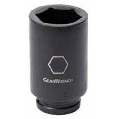 GearWrench 3/4 Inch Drive 6 Point Deep Impact SAE Socket 1-1/16 Inch