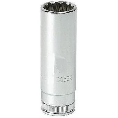 GearWrench 3/8 Inch Drive 12 Point Deep Metric Socket 19mm