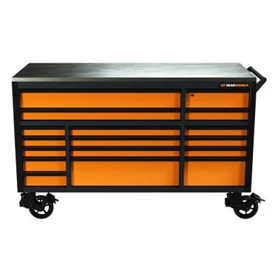 GEARWRENCH 72" 17 Drawer Professional Mobile Workbench with Stainless Steel Worktop