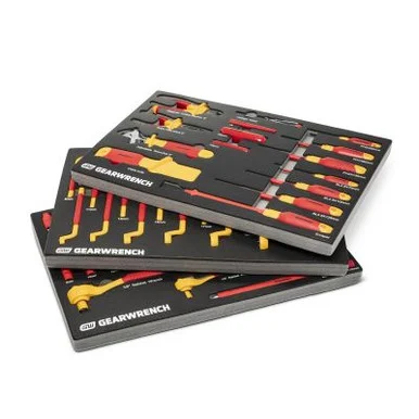 GEARWRENCH 72 Piece 1/4" and 3/8" Drive VDE Insulated Tool Set