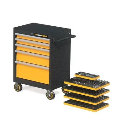 Gearwrench Mechanics Tool Set in Modular Foam Trays With Storage Unit 247 Pieces