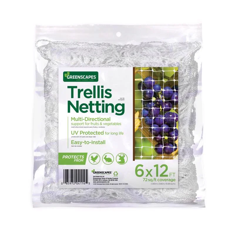 Greenscapes 12 ft. L X 6 ft. W Trellis Netting