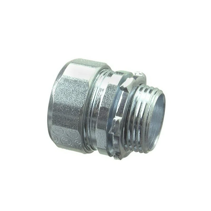 Halex 26352 Rigid Conduit Connector, 3/4 in Compression, Steel, 2/BAG
