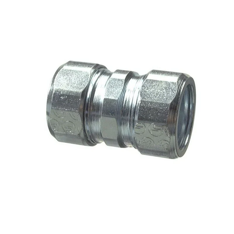 Halex 96362 Rigid Conduit Coupling, 3/4 in Compression, Steel, 1/BAG