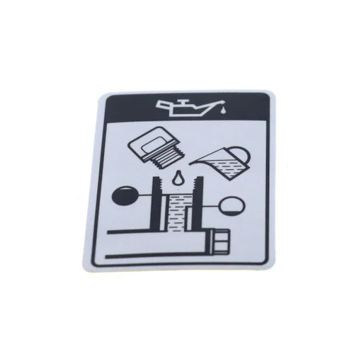 Honda 87594-V14-000 Oil Caution Mark