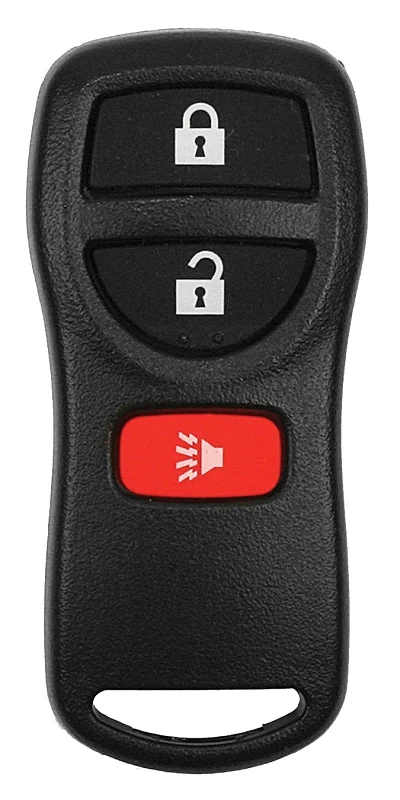 Hy-Ko 19NIS900F Key Fob Remote, 3 -Button, Plastic, Black