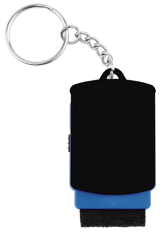 Hy-Ko KC635 Key Chain, LED Light Screen Cleaner, Plastic Case, Pack of 5