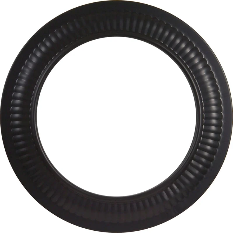 Imperial BM0095 Stove Pipe Collar, 7 in Dia, Steel, Black, Matte