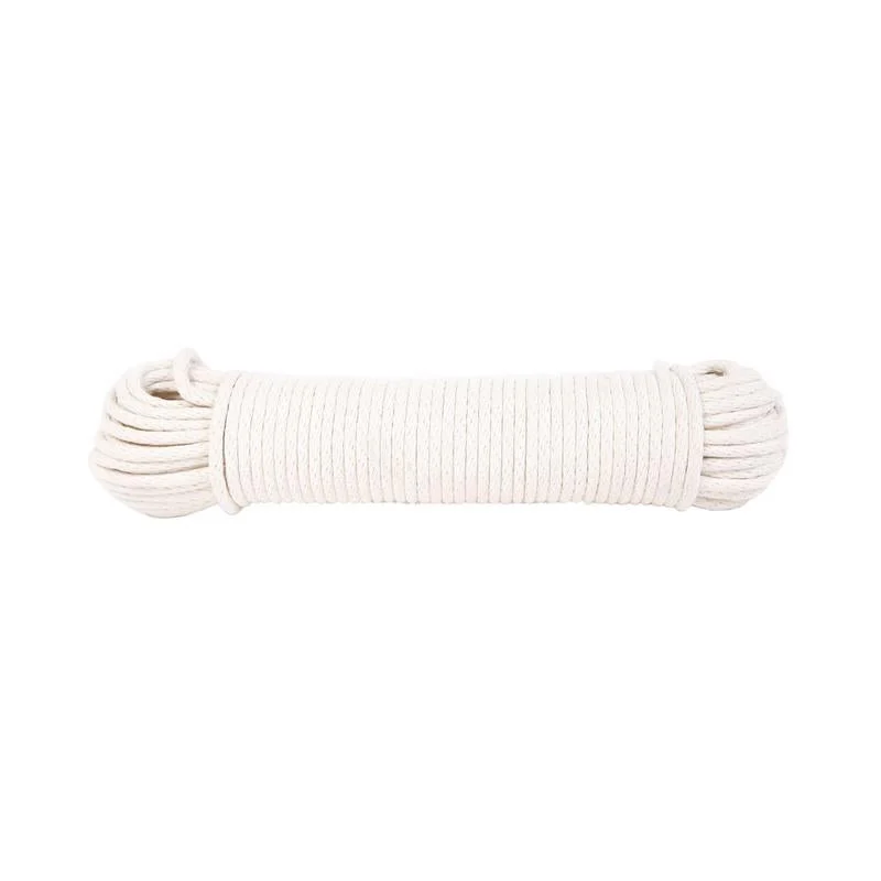Koch Industries 1/4 in. D X 100 ft. L White Braided Cotton Poly Blend Sash Cord