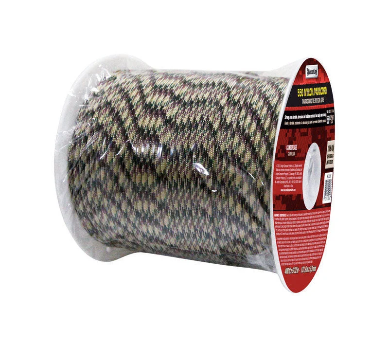 Koch Industries 5/32 in. D X 400 ft. L Camouflage Braided Nylon Paracord