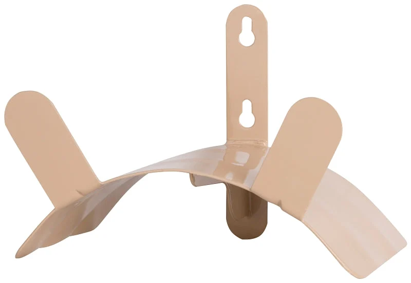 Landscapers Select HH-691 Double-Eared Hose Hanger, 125 ft, Steel, Tan, Powder-Coated, Wall