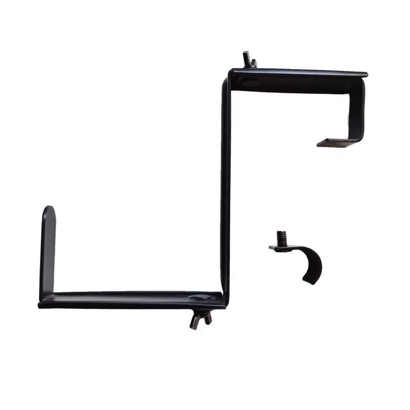 Living Accents Black Steel Adjustable Plant Bracket
