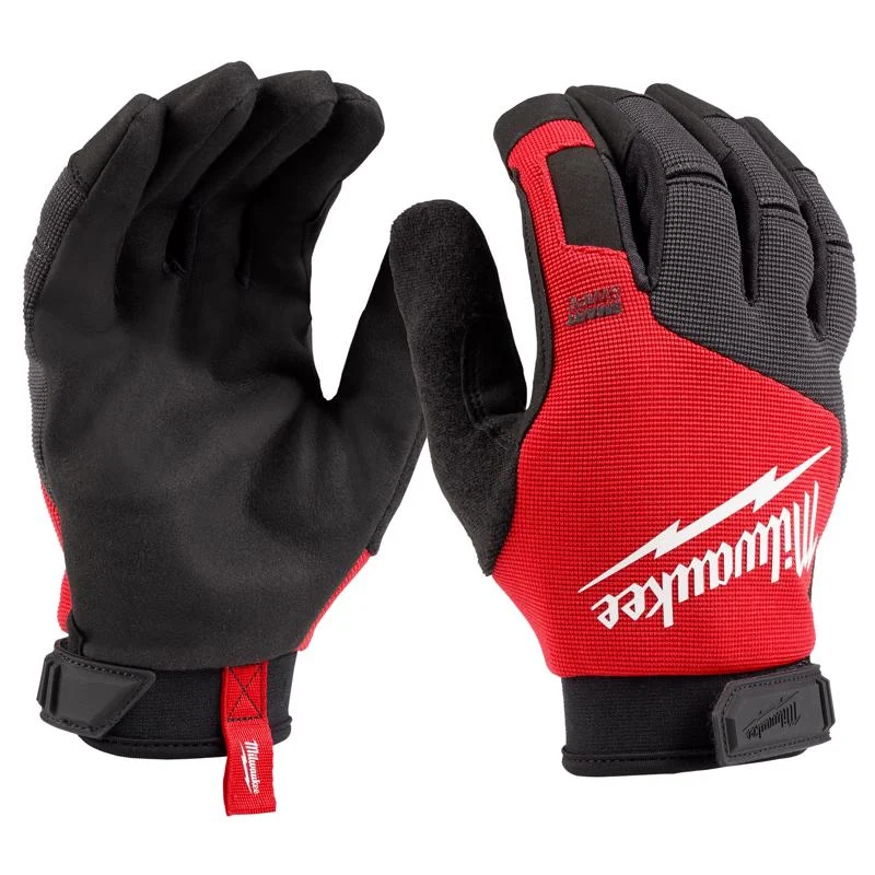 Milwaukee Milwaukee Unisex Lightweight Work Gloves Black/Red L