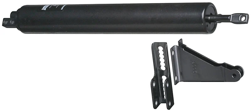 National Hardware N100-036 Medium-Duty Door Closer, 1-1/4 in Dia Rod, 9-19/32 in L, Aluminum/Steel
