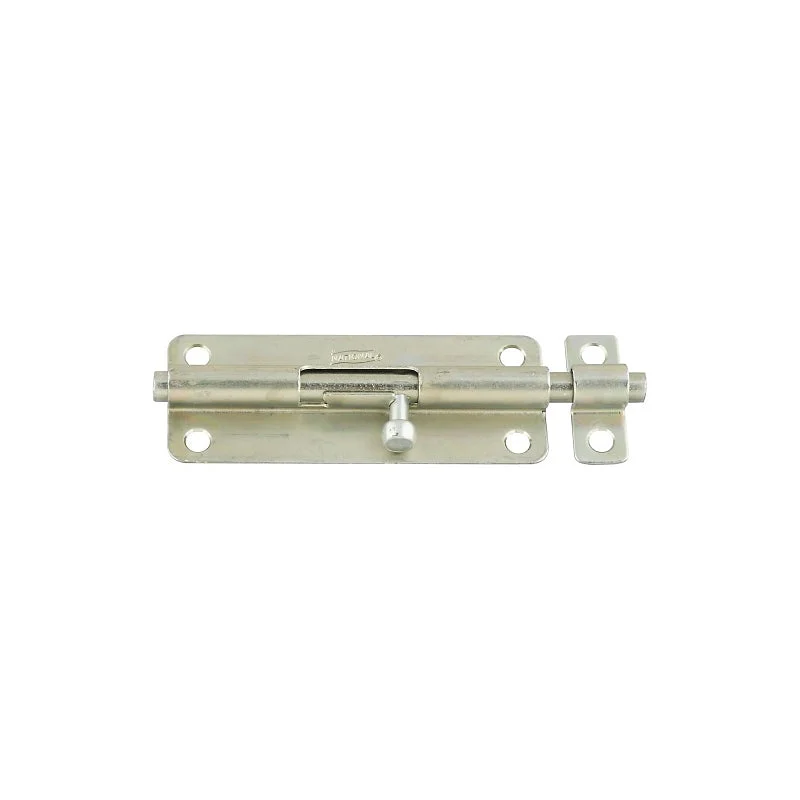 National Hardware N151-738 Barrel Bolt, 0.32 in Dia Bolt Head, 5 in L Bolt, Steel, Zinc