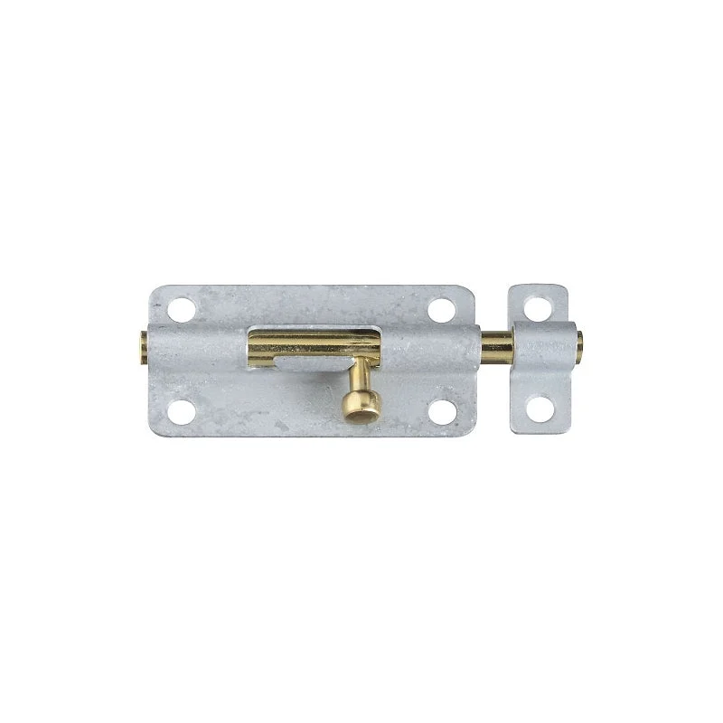 National Hardware N151-894 Barrel Bolt, 0.32 in Dia Bolt Head, 4 in L Bolt, Steel, Galvanized