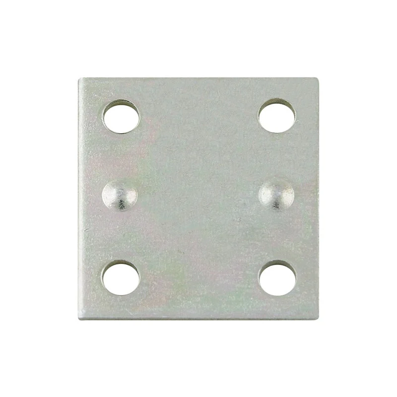 National Hardware N220-087 Mending Brace, 1-1/2 in L, 1-3/8 in W, 0.07 in, Steel, Zinc, Screw