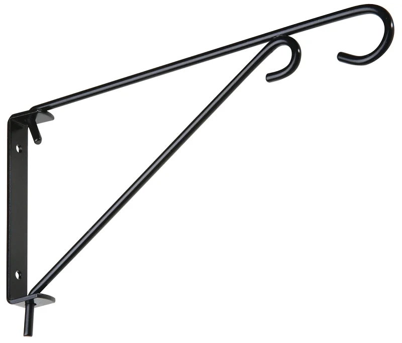 National Hardware N274-761 Swivel Bracket, 9-1/2 in L, 5.15 in H, Steel, Black