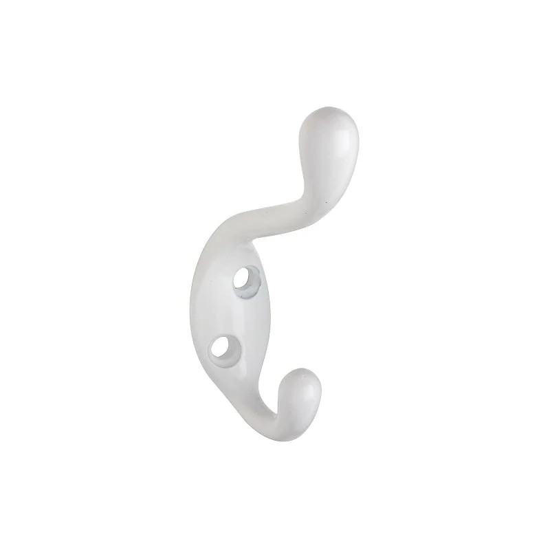 National Hardware V166 Series N266-049 Coat and Hat Hook, 75 lb, Zinc
