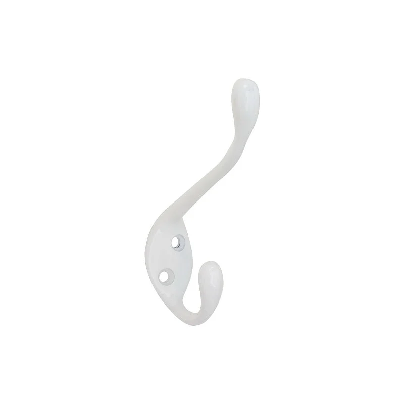 National Hardware V167 Series N266-056 Garment Hook, 35 lb, Zinc