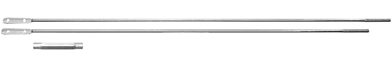 National Hardware V196 Series N117-580 Turnbuckle, 1/4-20 Thread, 1-11/16 in L Take-Up, Aluminum