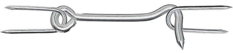 National Hardware V2102 Series N122-200 Gate Hook, 5 in L Dimensions, Steel, Zinc, 1/PK