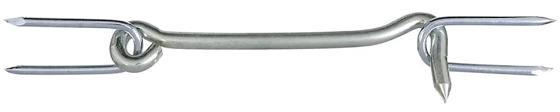 National Hardware V2102 Series N122-242 Gate Hook, 6 in L Dimensions, Steel, Zinc, 1/PK