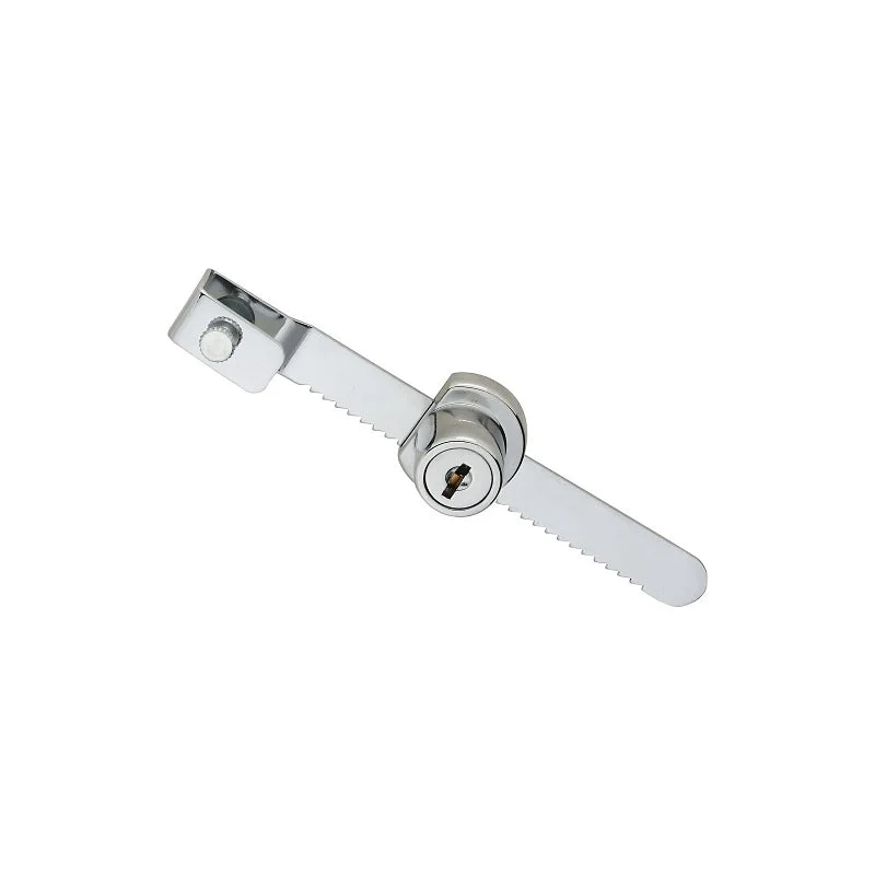National Hardware VKA828 Series N185-306 Showcase Lock, Keyed Lock, B1 Cole, Y13 Yale Keyway, Steel/Zinc, Chrome-Plated